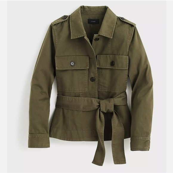 NWT J. Crew Cropped fatigue women utility jacket (size small) - Picture 1 of 5